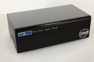 Close up view of a used Tom Evans Microgroove+ 0.2mv Phonostage