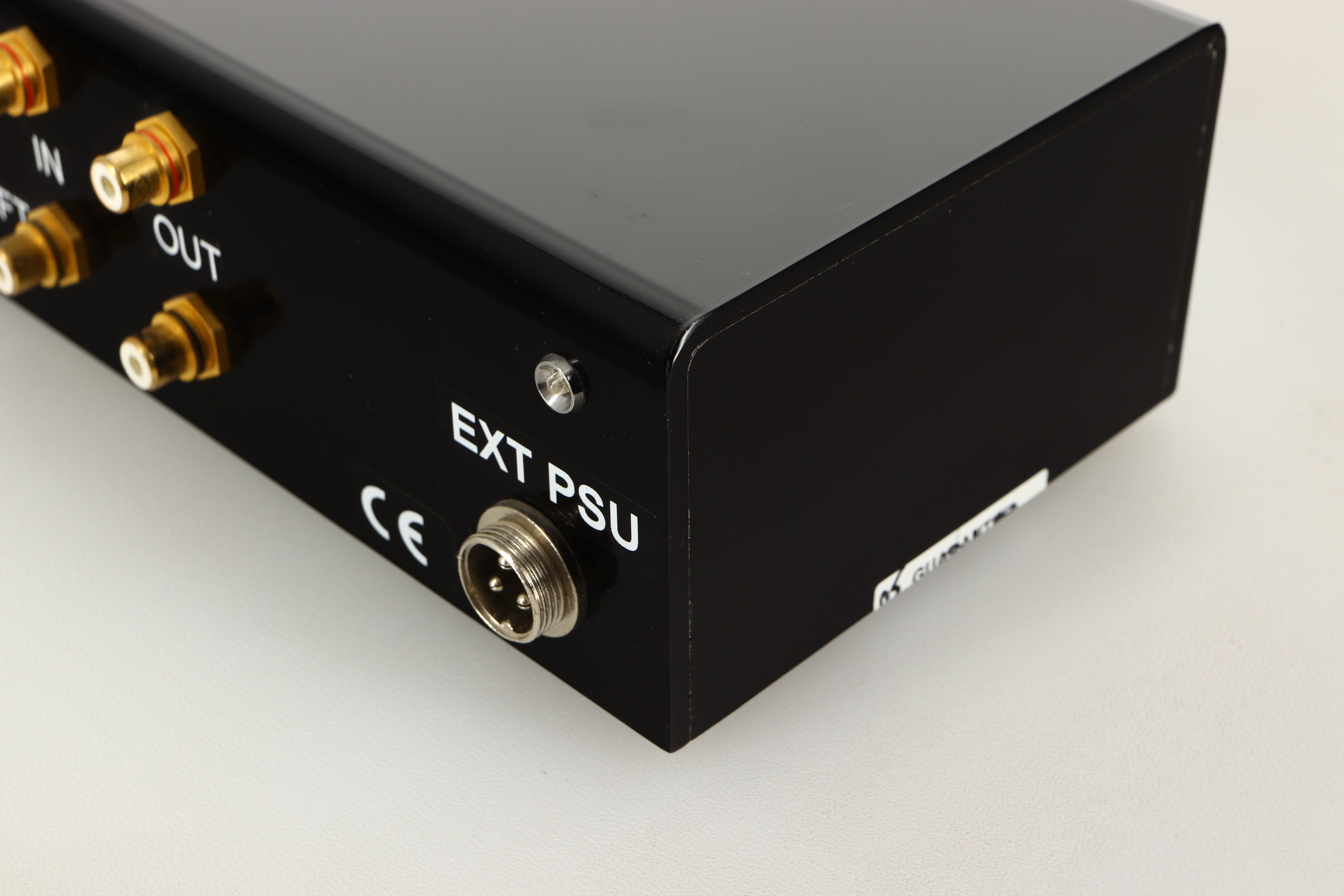 Rear right corner view of a used Tom Evans Microgroove+ 0.2mv Phonostage
