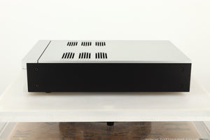Side view of a used Trilogy Audio H1 Valve Headphone Energiser in Natural finish