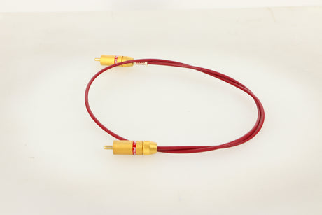 Side view of a used Van Den Hul The Orchid RCA-RCA Interconnect 0.8m