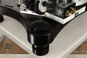 Rear left corner view of a used VPI Prime Turntable 