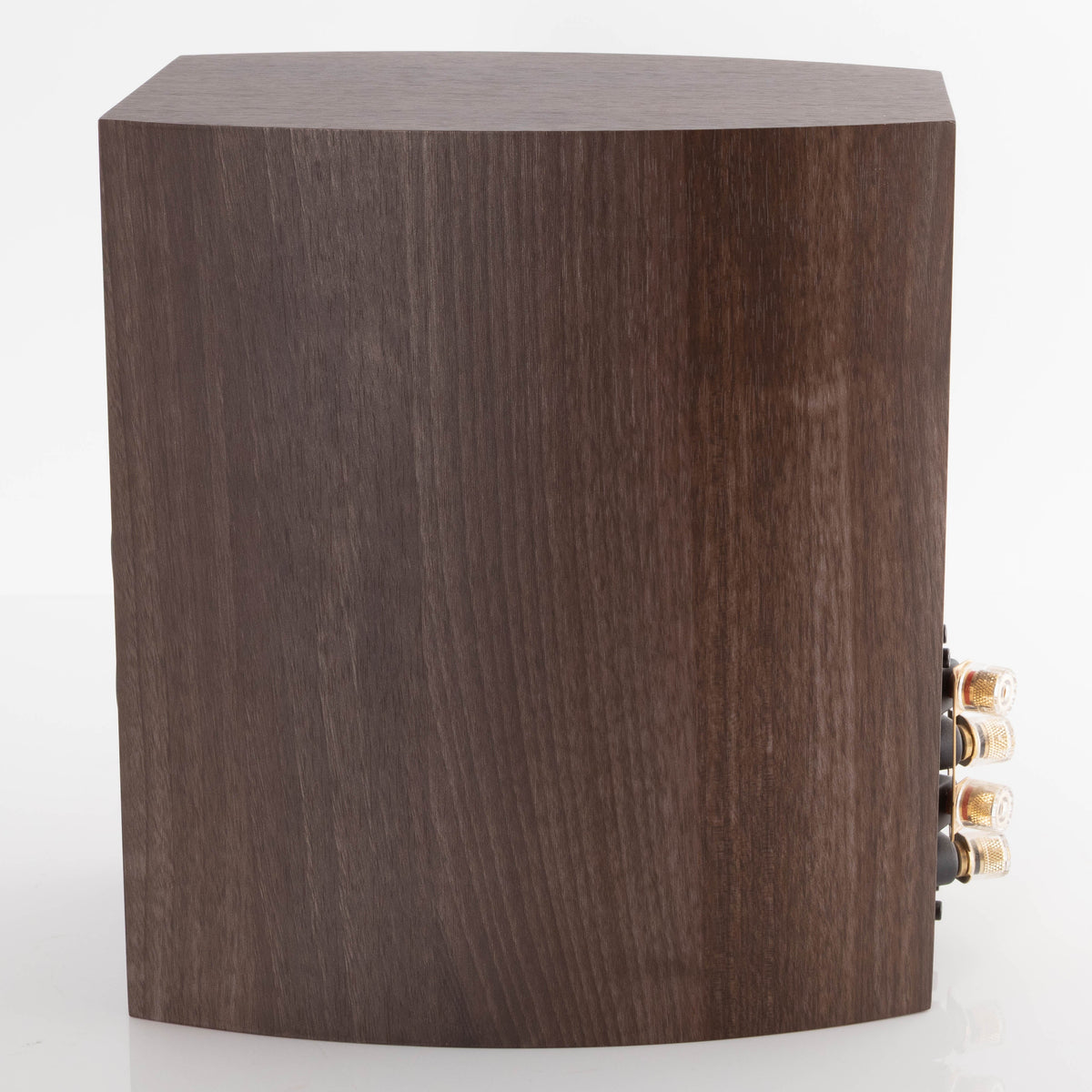 Right side view of a used Wharfedale Diamond 9.1 Standmount Speaker in a Walnut Pearl finish
