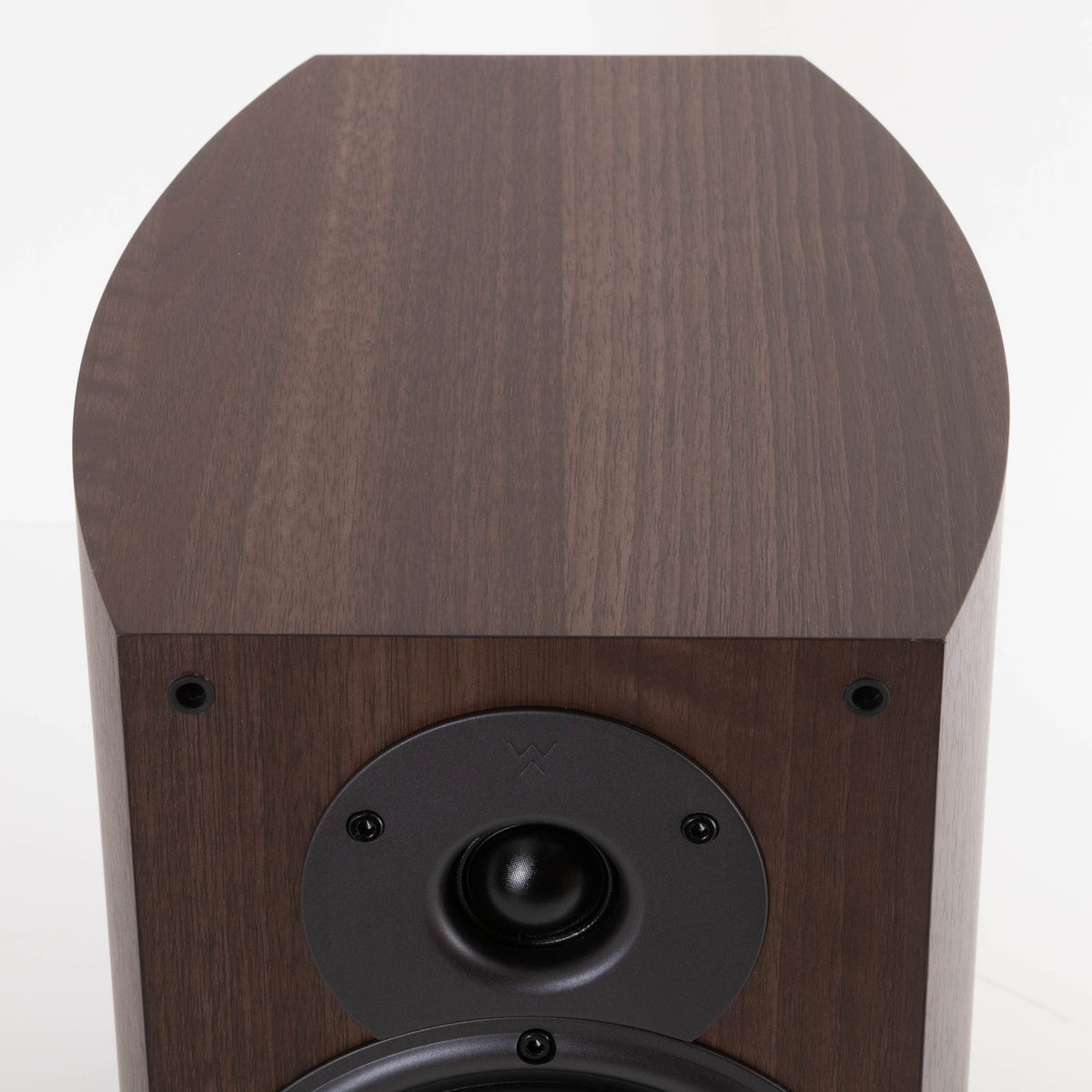 Top of a used Wharfedale Diamond 9.1 Standmount Speaker in a Walnut Pearl finish