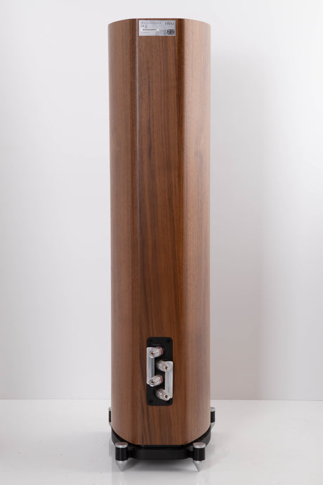 Rear view of a used Wharfedale EVO 4.3 Floorstanding Speaker in Walnut