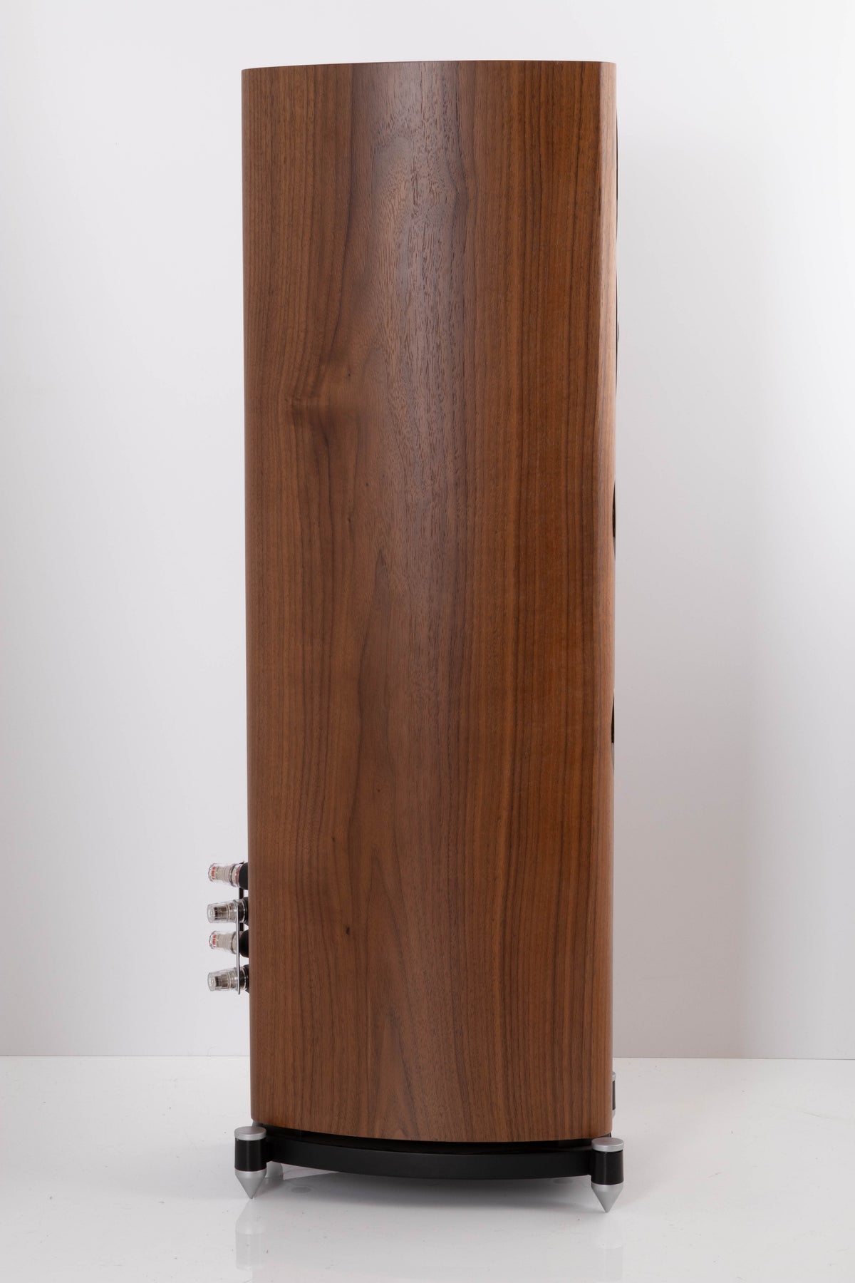 Side view of a used Wharfedale EVO 4.3 Floorstanding Speaker in Walnut