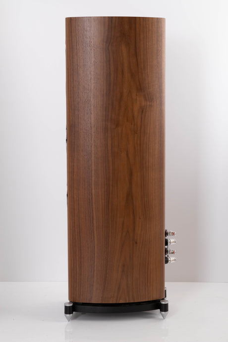 Side view of a used Wharfedale EVO 4.3 Floorstanding Speaker in Walnut