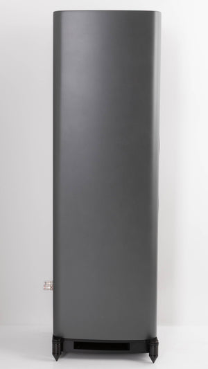 Left side view of a used Wharfedale EVO 5.3 Floorstanding Speaker in a Lunar Grey finish