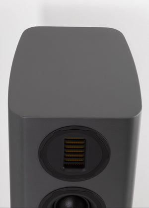 Top of a used Wharfedale EVO 5.3 Floorstanding Speaker in a Lunar Grey finish