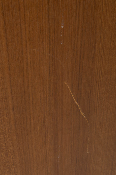 Close up view of a used Wharfedale Laser 120 Standmount Speaker in Teak finish