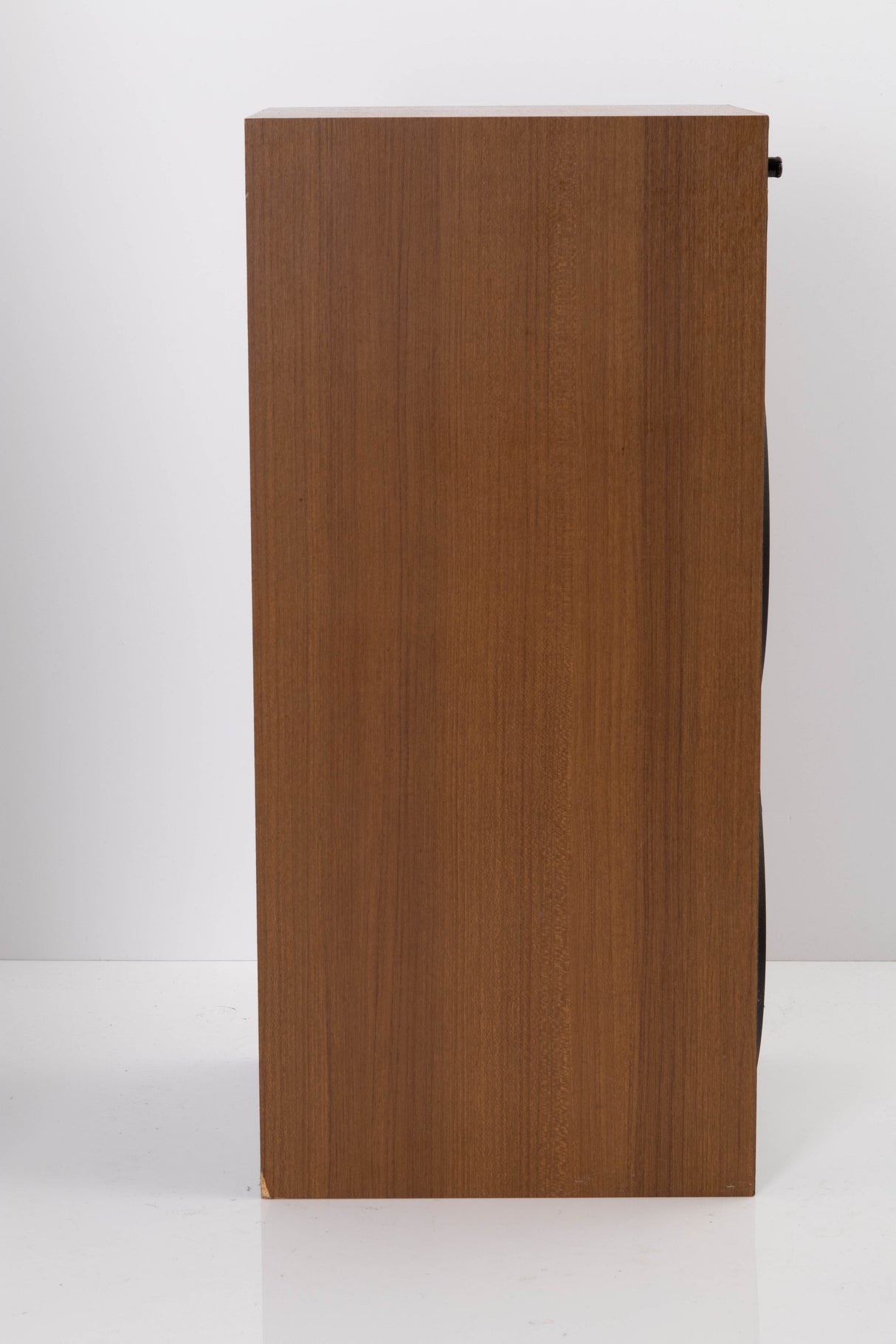 Side view of a used Wharfedale Laser 120 Standmount Speaker in Teak finish