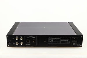 Rear view of a used Whest PS.30R Phonostage showing Phono Inputs, Phono Outputs, XLR Outputs and Mains Input