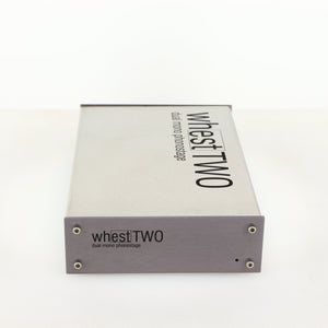 Front view of a used Whest TWO MM/MC Phonostage in a silver finish