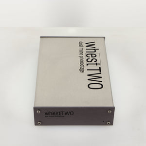Top of a used Whest TWO MM/MC Phonostage in a silver finish