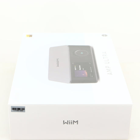 Box for a used Wiim Amp Ultra Streaming Amplifier in a grey finish