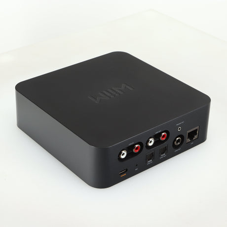 Rear right corner of a used Wiim Pro Plus Streamer in a black finish