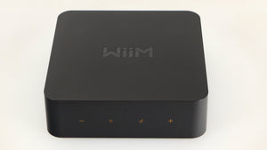 Top of a used Wiim Pro Plus Streamer in a black finish