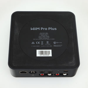 Underside of a used Wiim Pro Plus Streamer in a black finish