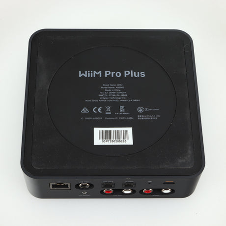 Underside of a used Wiim Pro Plus Streamer in a black finish