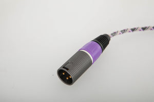 Close up view of a used XLO Electric Ultra Plus UP4B AES/EBU 0.5m Balanced Digital Interconnect Cable