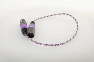 Side view of a used XLO Electric Ultra Plus UP4B AES/EBU 0.5m Balanced Digital Interconnect Cable