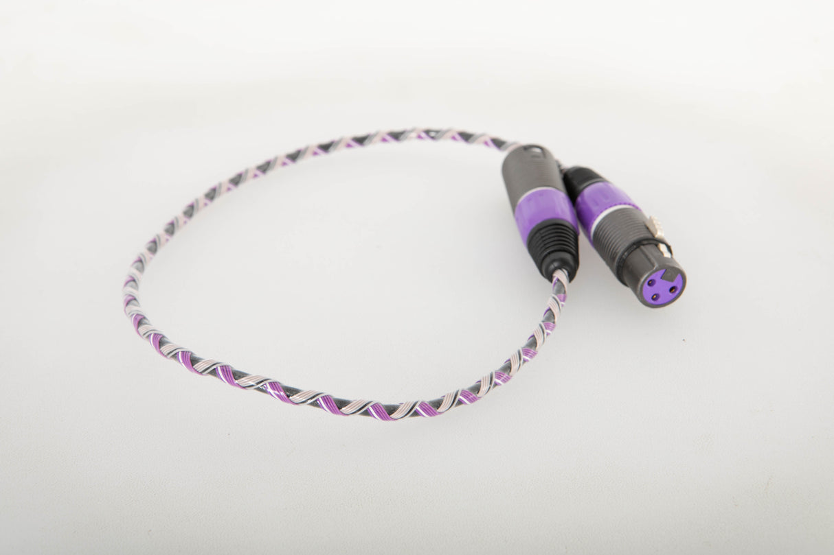 Side view of a used XLO Electric Ultra Plus UP4B AES/EBU 0.5m Balanced Digital Interconnect Cable