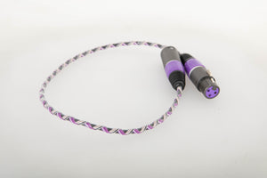 Side view of a used XLO Electric Ultra Plus UP4B AES/EBU 0.5m Balanced Digital Interconnect Cable