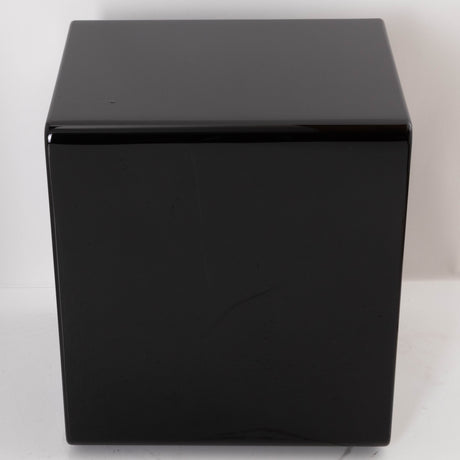Left side view of a used XTZ SA-1 Subwoofer in a Gloss Black finish