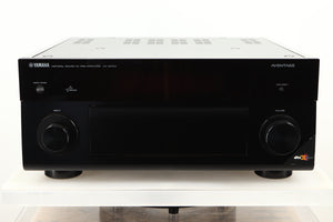 Front view of a used Yamaha CX-A5100 AV Pre Amplifier in Black finish