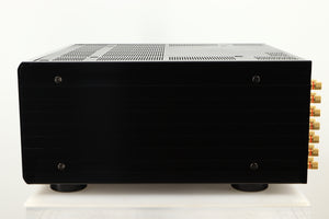 Side view of a used Yamaha MX-A5000 AV Power Amplifier in Black finish