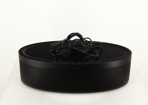 Top of a used Yamaha WX-051 Musicast Streaming Speaker in a black finish showing Power Cable