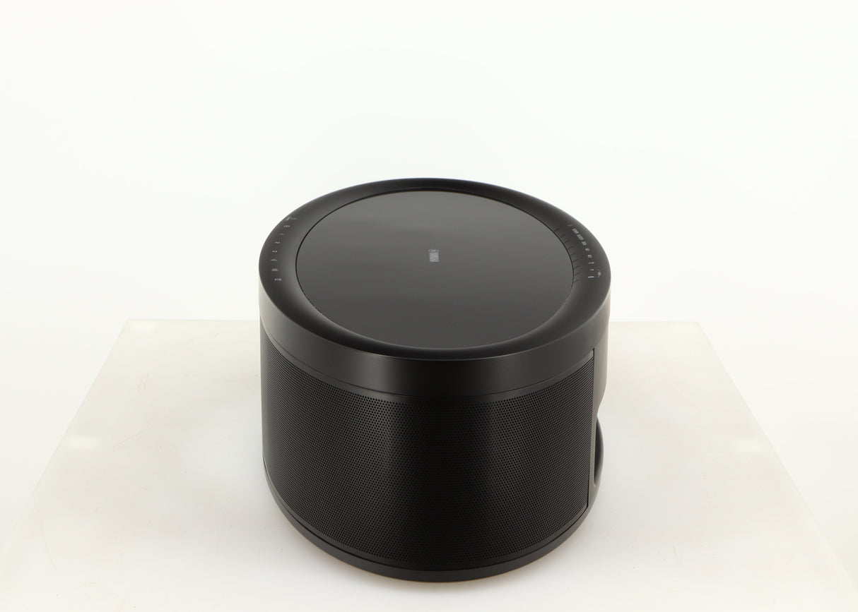 Right side view of a used Yamaha WX-051 Musicast Streaming Speaker in a black finish