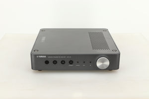 Front view of a used Yamaha WXC-50 Streaming Pre Amplifier in Silver finish