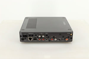 Rear view of a used Yamaha WXC-50 Streaming Pre Amplifier in Silver finish