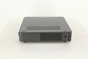 Side view of a used Yamaha WXC-50 Streaming Pre Amplifier in Silver finish