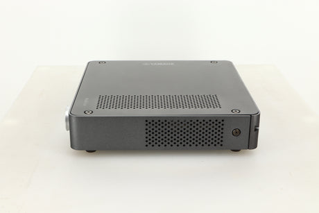 Side view of a used Yamaha WXC-50 Streaming Pre Amplifier in Silver finish