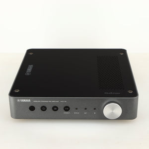 Front view of a used Yamaha WXC-50 Streaming Pre Amplifier in a silver finish