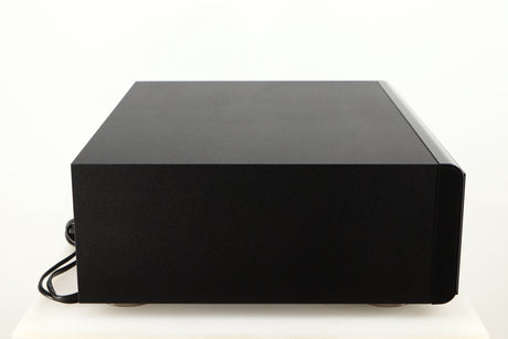Left side view of a used Yamaha SR-300 Integrated Receiver in a black finish