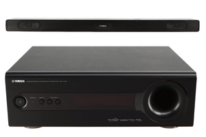 Front view of a used Yamaha YHT-S400 Home Theatre System in a black finish