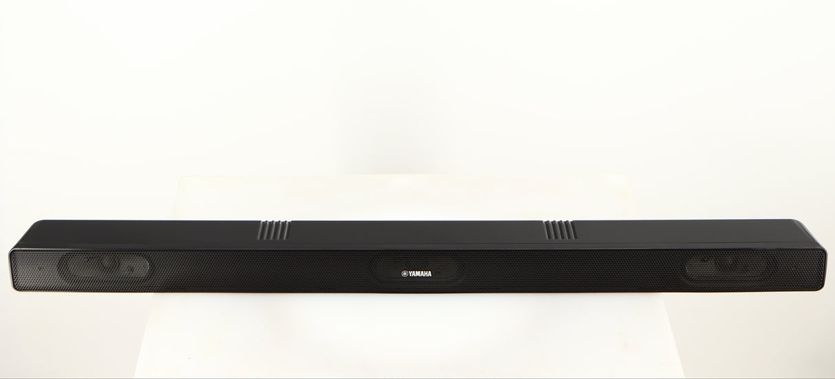 Top of a used Yamaha YHT-S400 Soundbar in a black finish