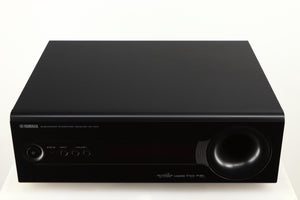 Top of a used Yamaha SR-300 Integrated Receiver in a black finish