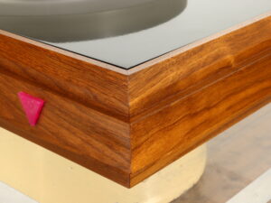 Pink Triangle PT1 Turntable (No Arm / Motor / PSU) - Walnut - Image 8