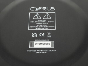 Cyrus CDt XR CD Transport - Phantom Black - Image 12